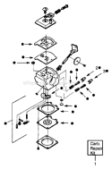 Page B Diagram and Parts List for XT85  Weed Eater Trimmer